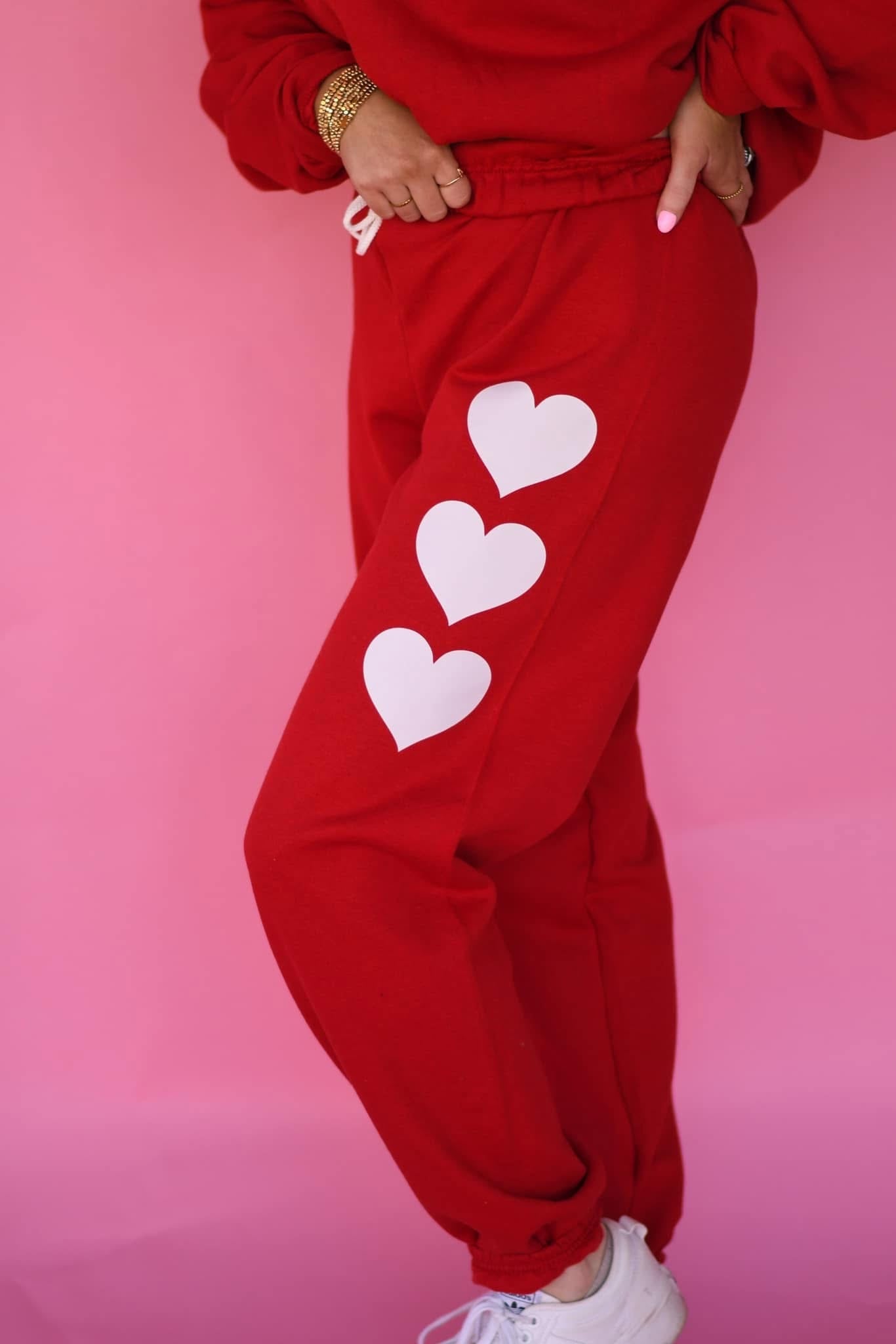 *SALE* RTS Heart Sweat Set (Pieces Sold Separately)