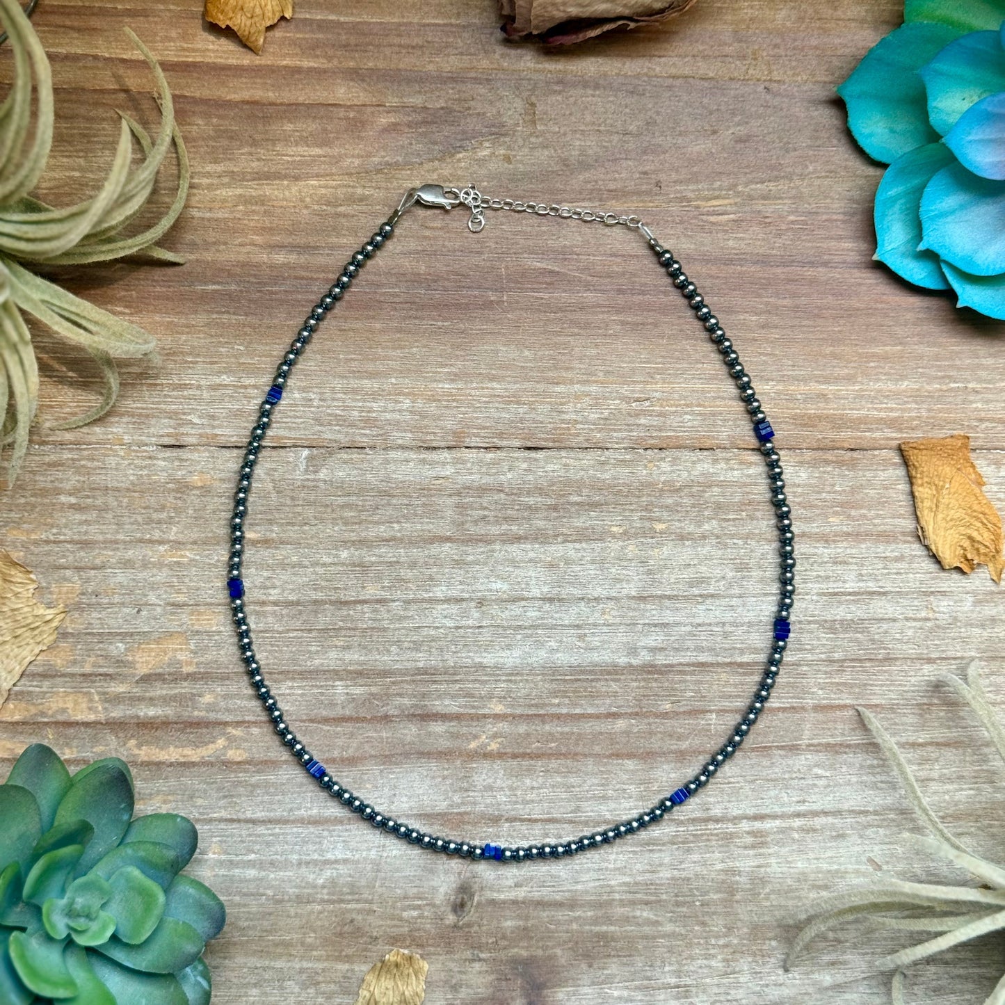 Sterling Silver Pearl & Gemstone Cube Necklace — Pick Your Favorite