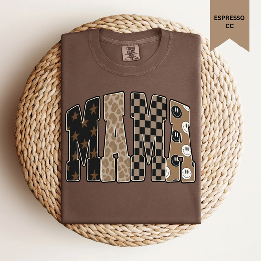 Trendy Preppy Mama Tee.