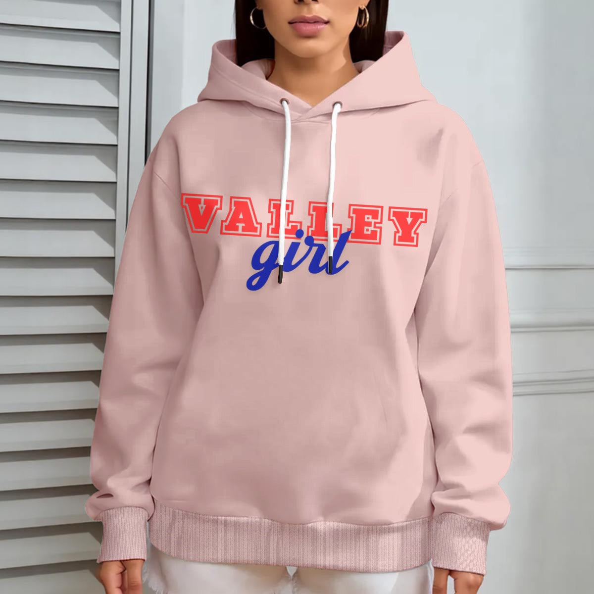 Valley Girl ~ SwwetPea & Sage Collective Exclusive Design ~ Women's Oversize Hoodie With Fleece |DTF