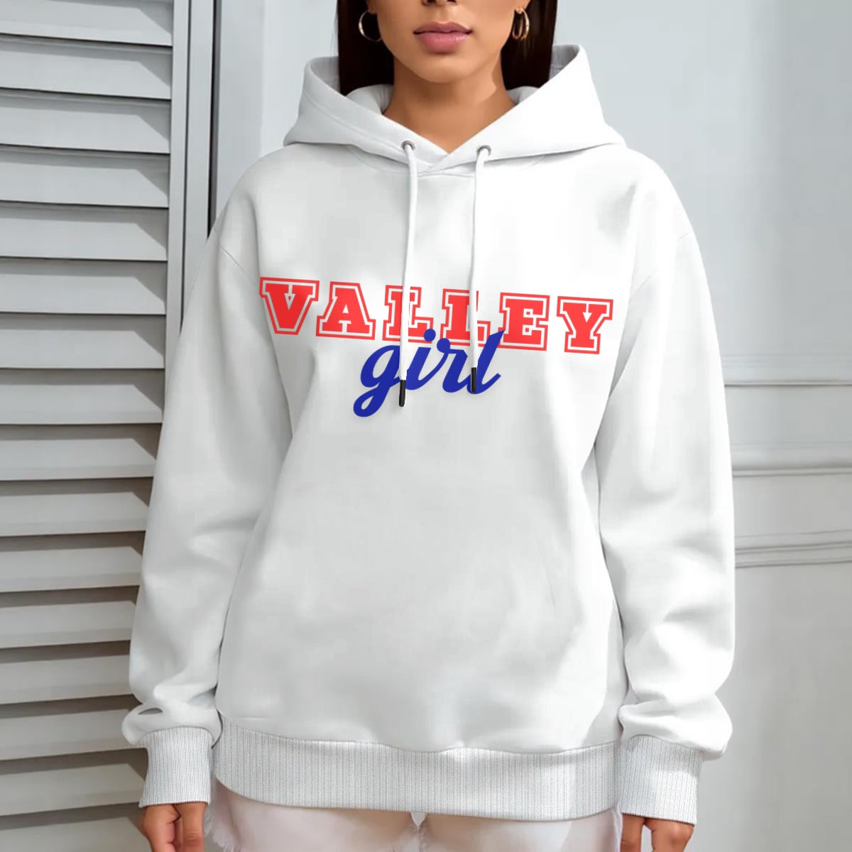 Valley Girl ~ SwwetPea & Sage Collective Exclusive Design ~ Women's Oversize Hoodie With Fleece |DTF