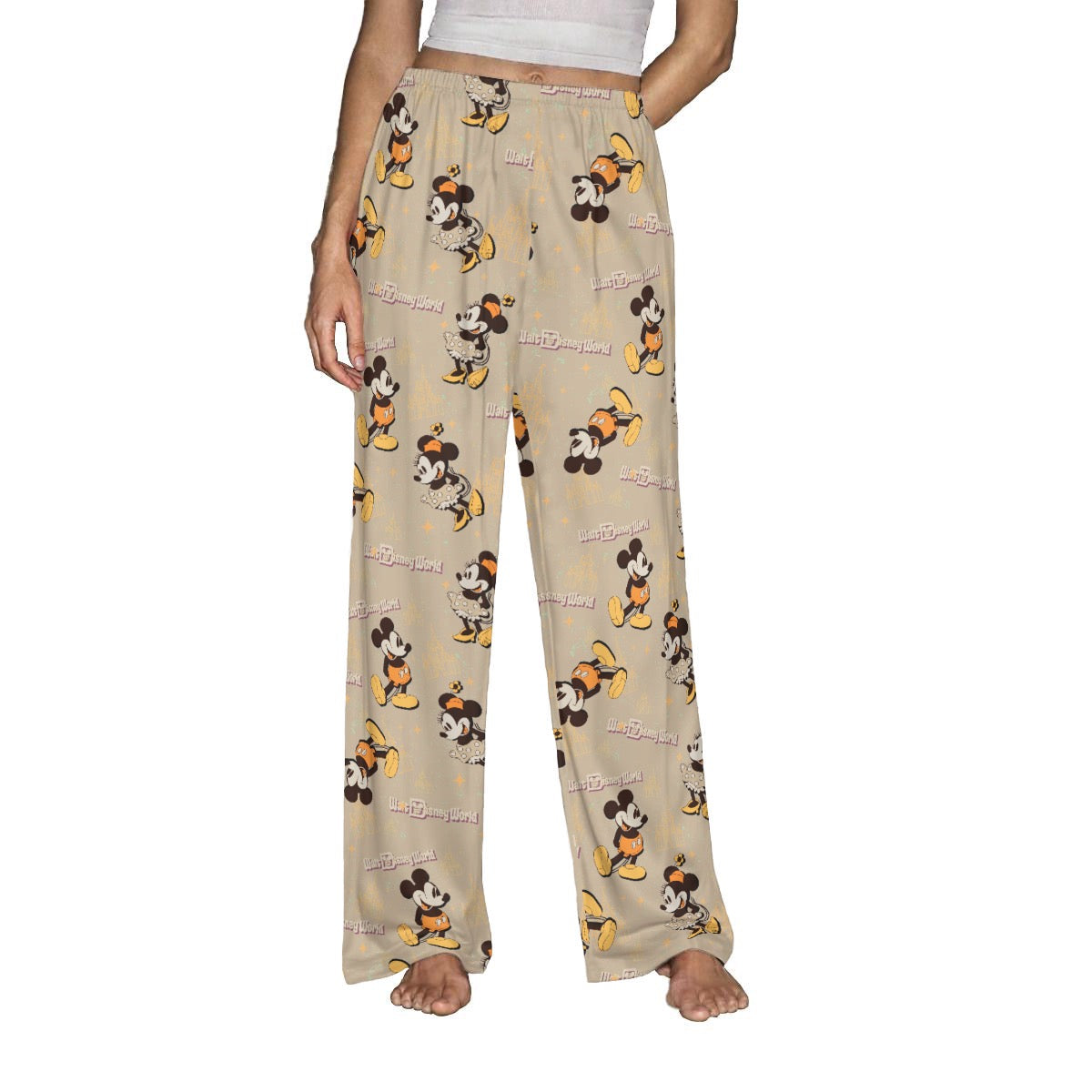 Brown Mouse exclusive design Brushed Poly-Spandex Women’s Pajama Pants