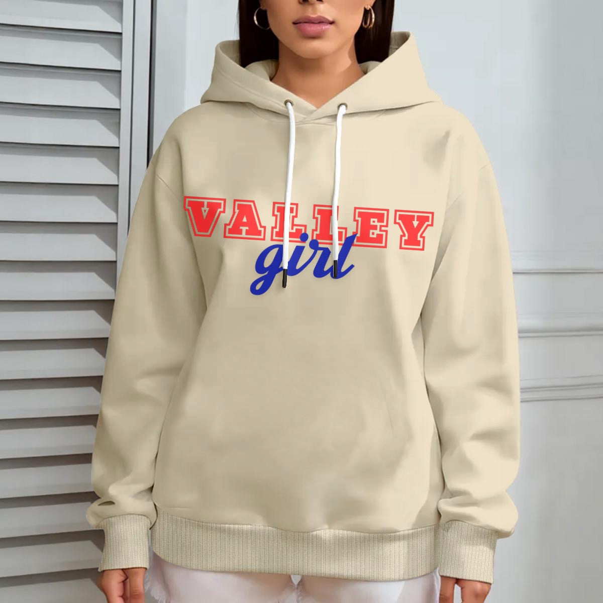 Valley Girl ~ SwwetPea & Sage Collective Exclusive Design ~ Women's Oversize Hoodie With Fleece |DTF