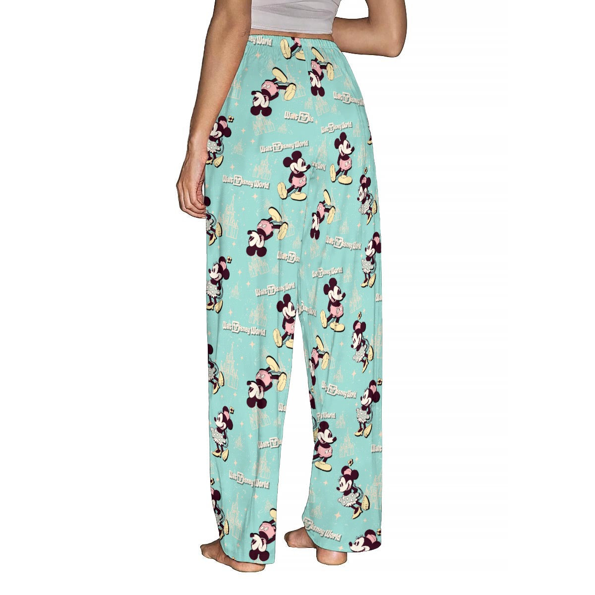 Turquoise Mouse exclusive design Brushed Poly-Spandex Women’s Pajama Pants