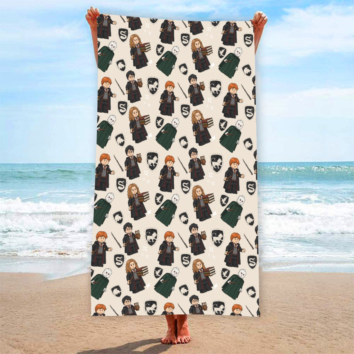 Wizards exclusive design 52”x32” Microfiber Polyester Beach Towel
