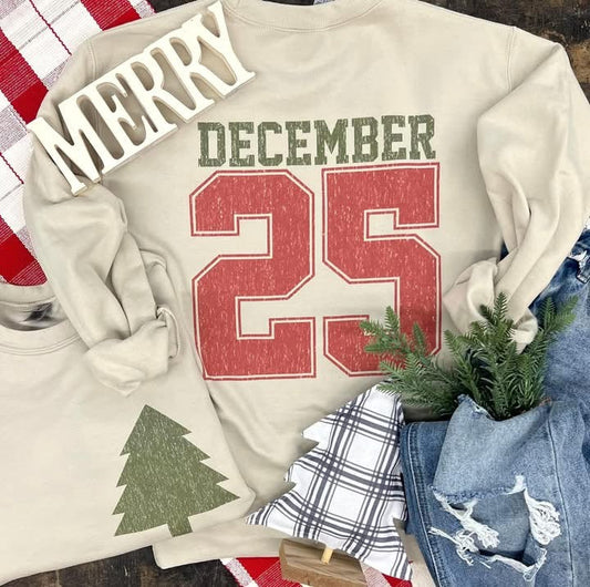 12/25 Long Sleeve and Sweatshirt