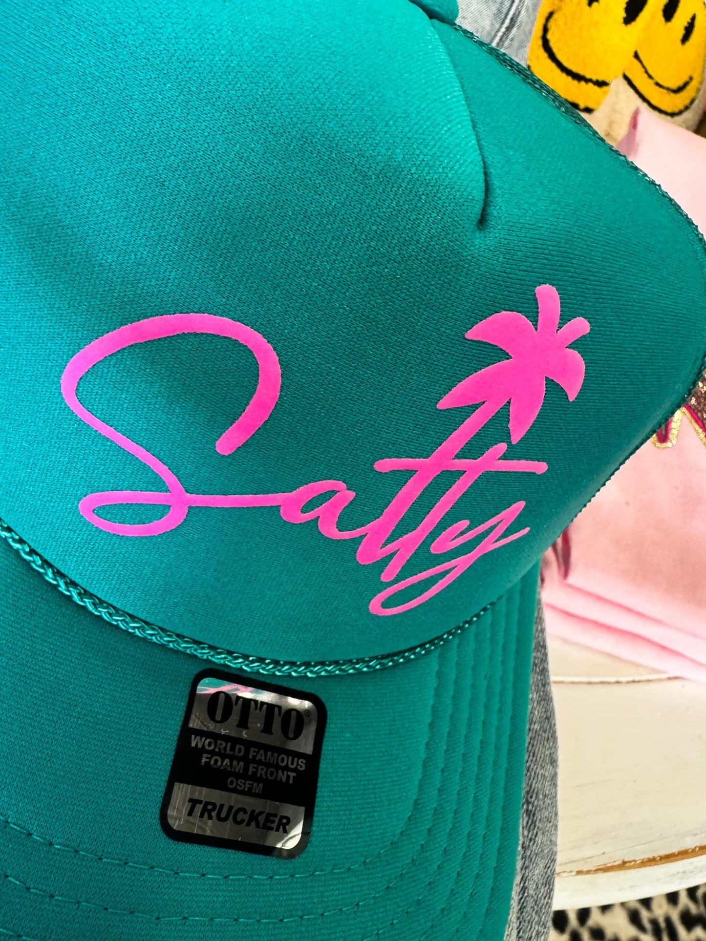 Salty Trucker Hat - PUFF print
