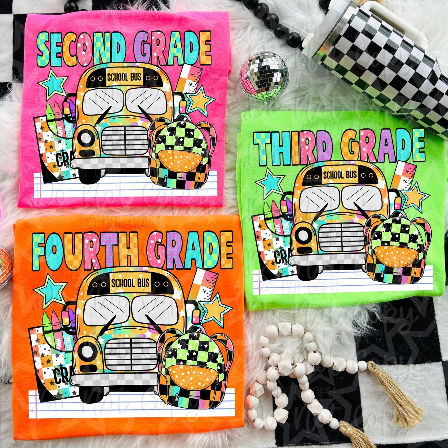 Bright school bus BTS - Youth