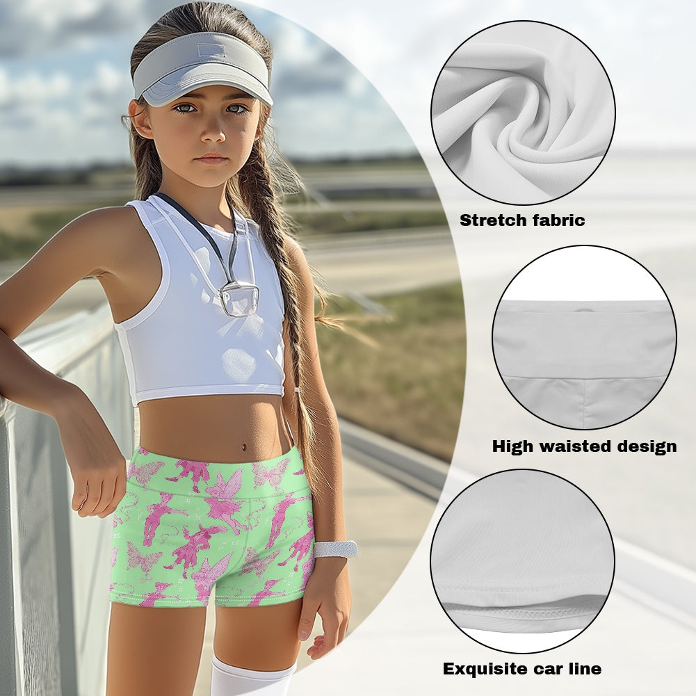 Girls' Fairy Yoga Shorts