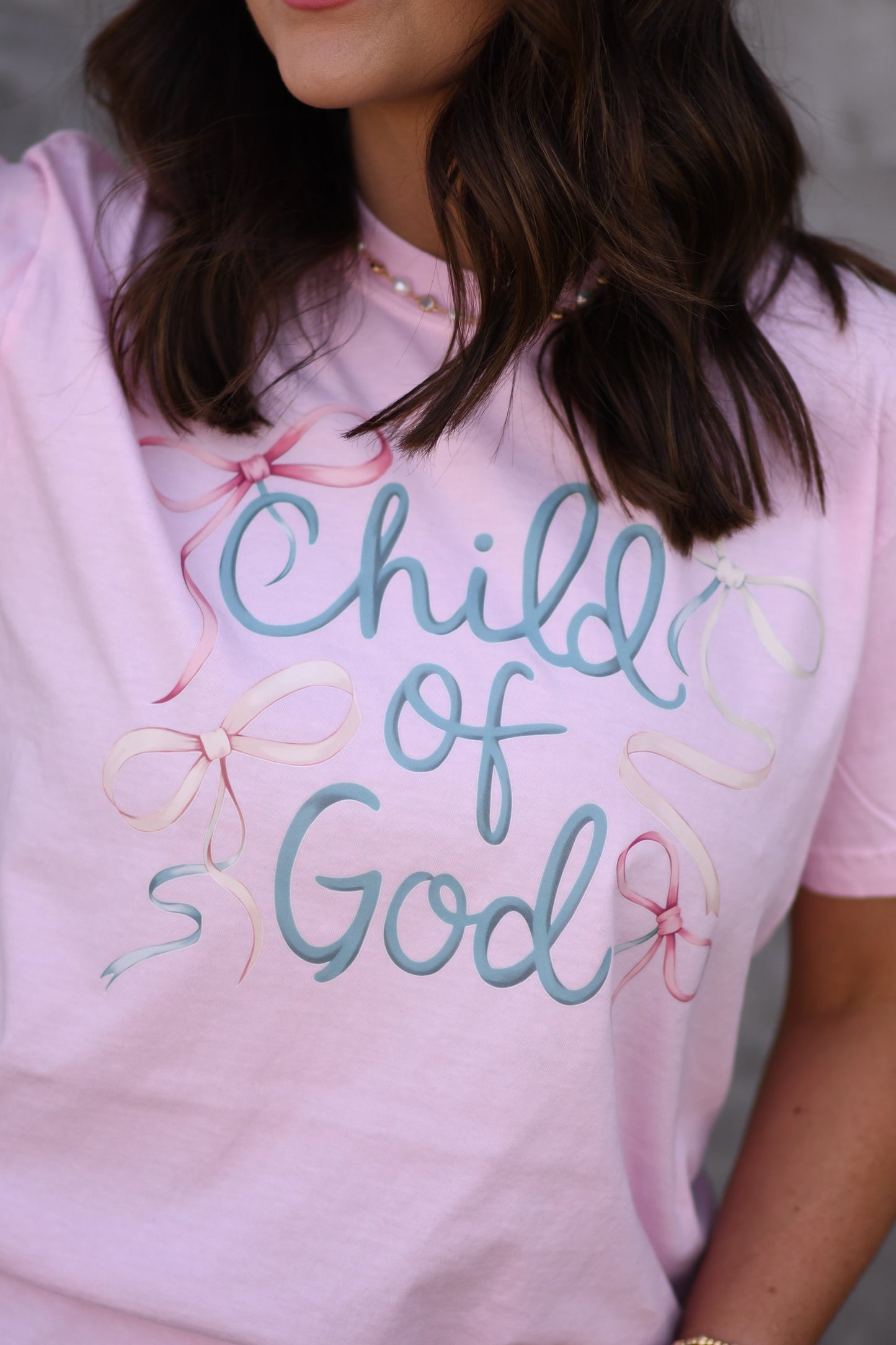 Child Of God Bow Tee