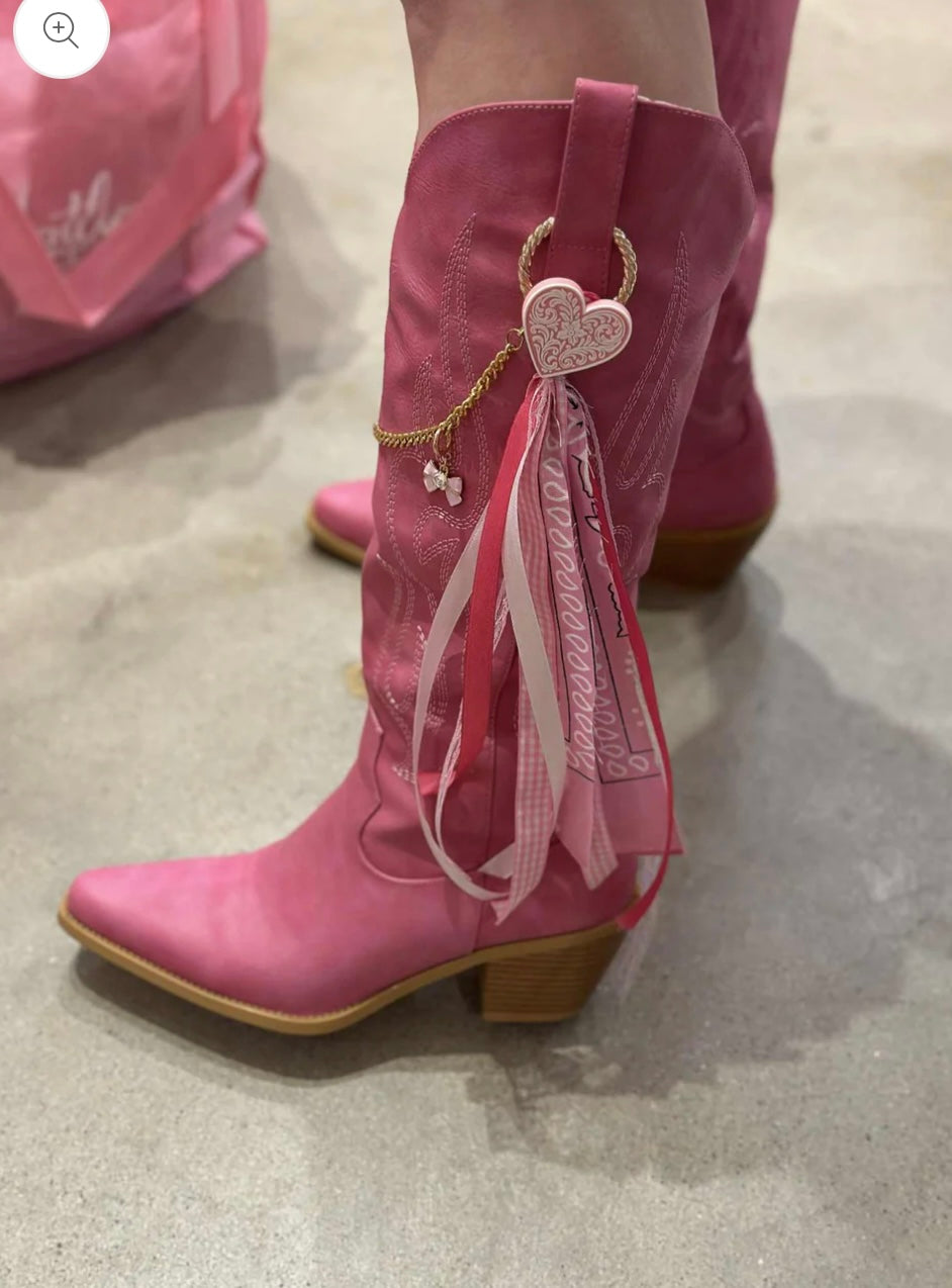 Boot Charms for Custom Boot Ties & Ribbons Clip On