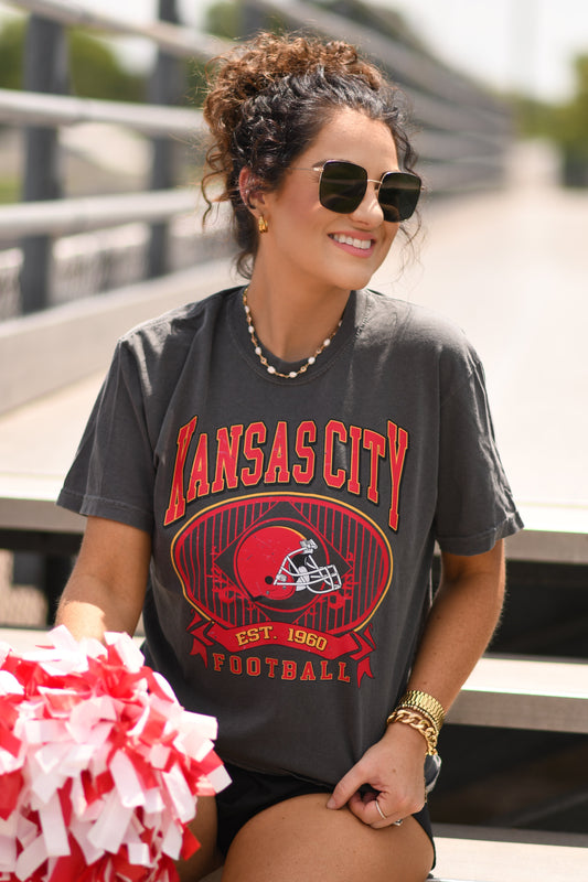 Kansas City Football Vintage Tee