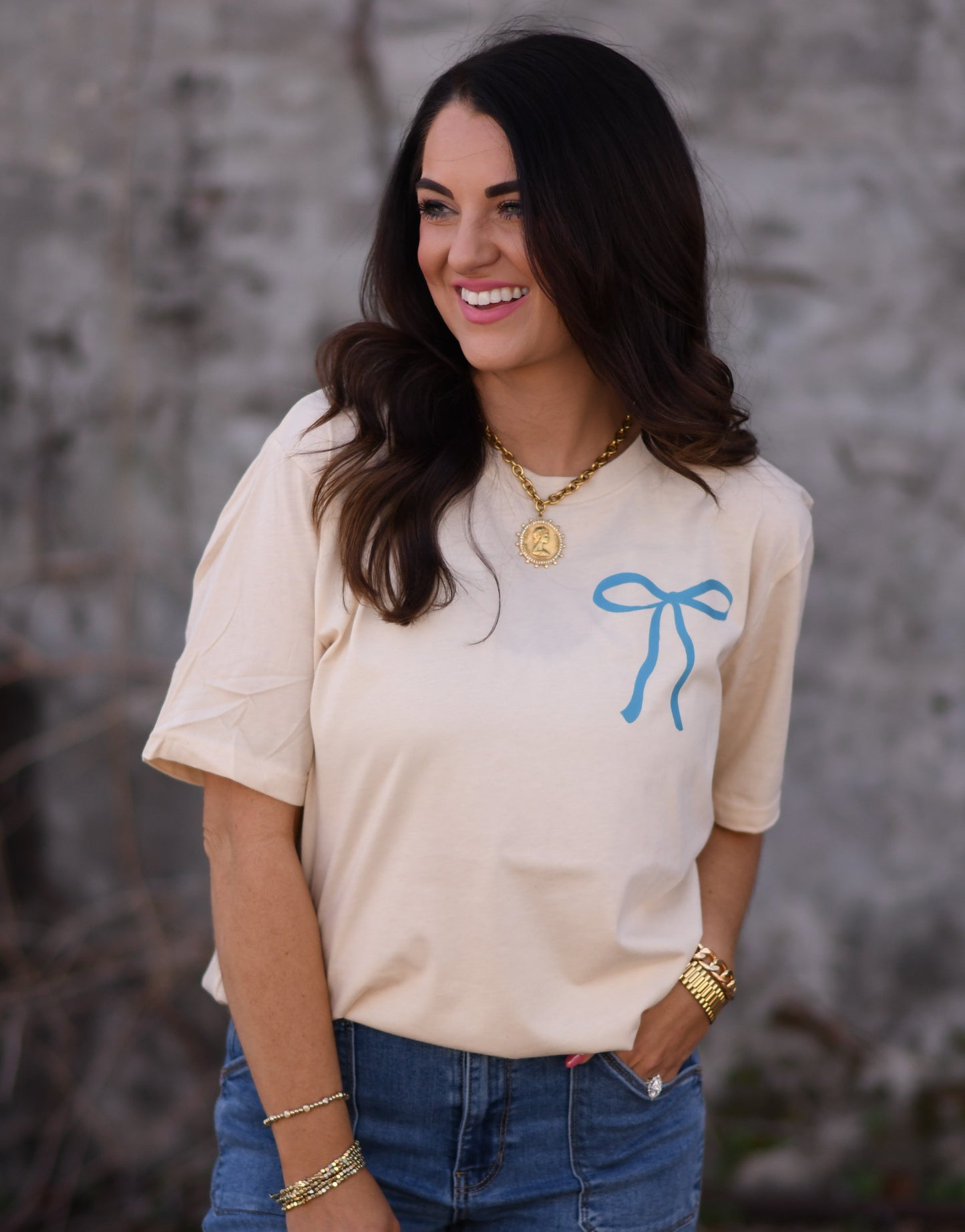 My Worship Is Loud Because My Wounds Were Deep Bow Tee