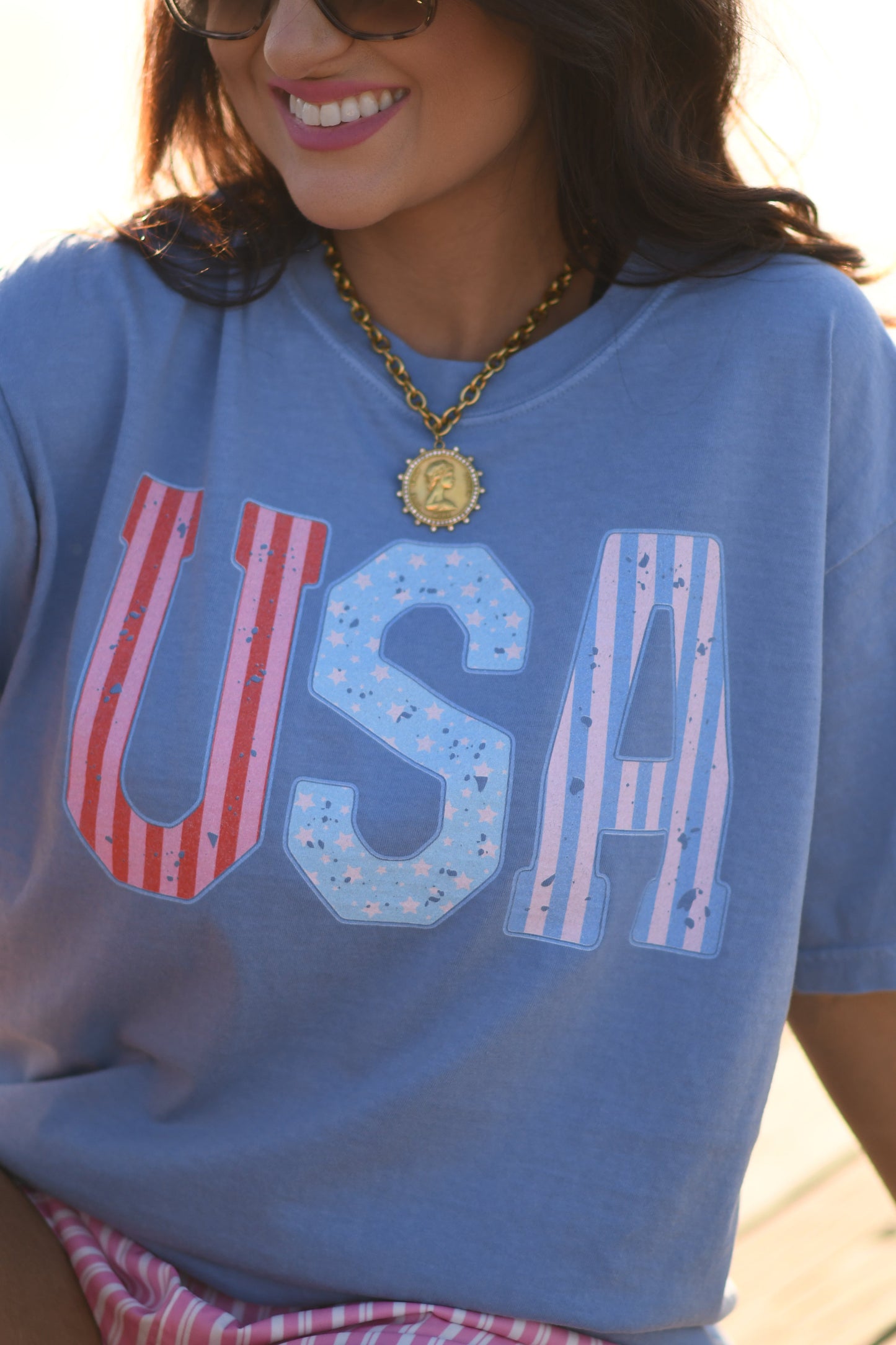 USA Stripes Tee