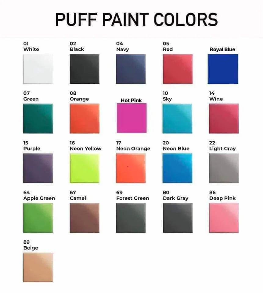 Comfort Color Monogram Puff Shirts - WS