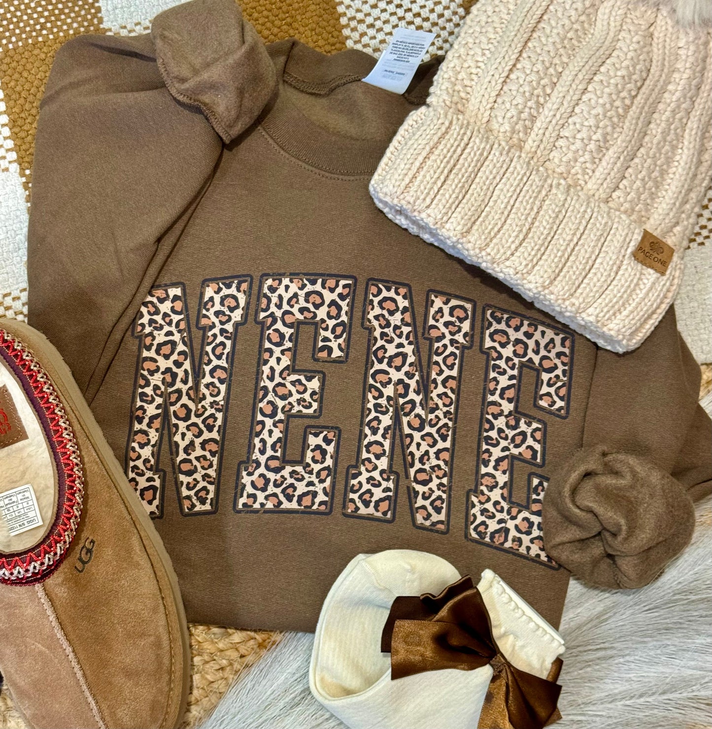 Nene Leopard Name Sweatshirt