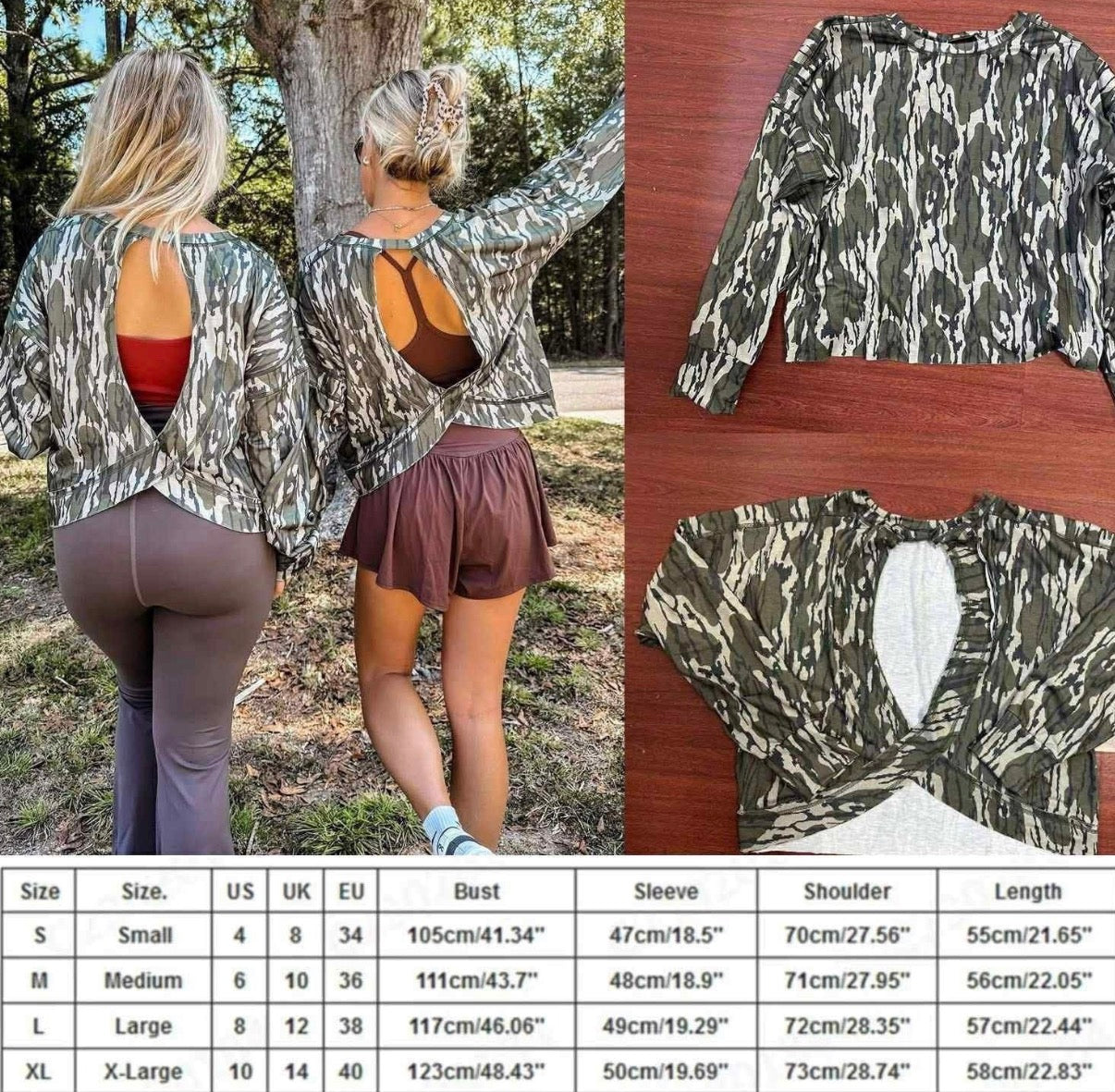 (WS) Camo cutout layer top *ships 2nd week of January*