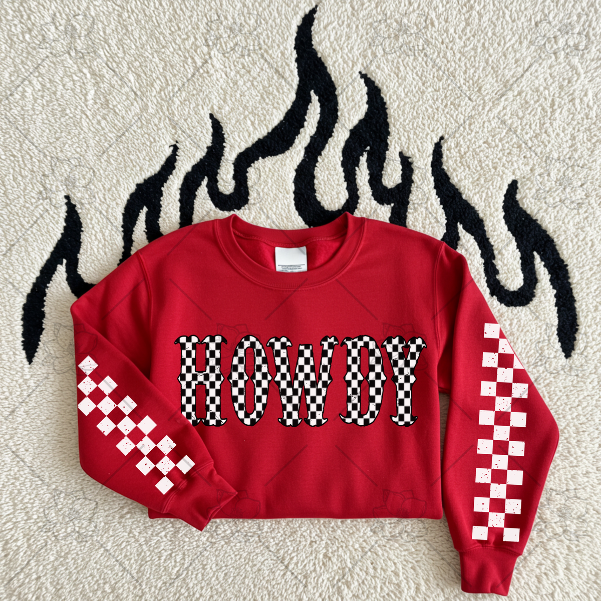 Howdy checkered w/sleeve or without - Multiple Styles/Design