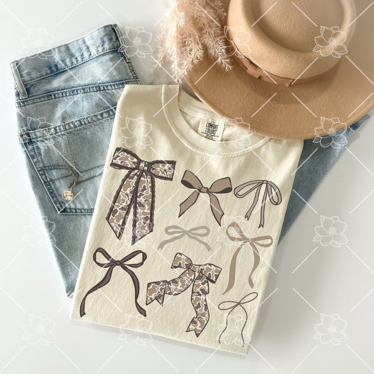 Camo Bow Collage - Multiple Styles