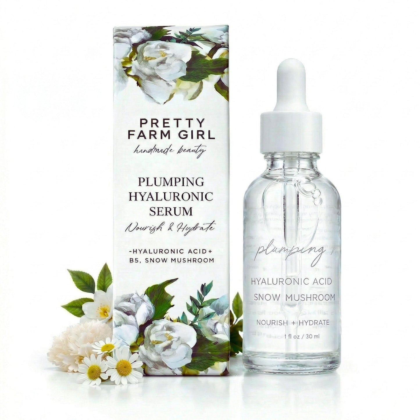 Hyaluronic Plumping Serum with Vitamin B5 + Snow Mushroom