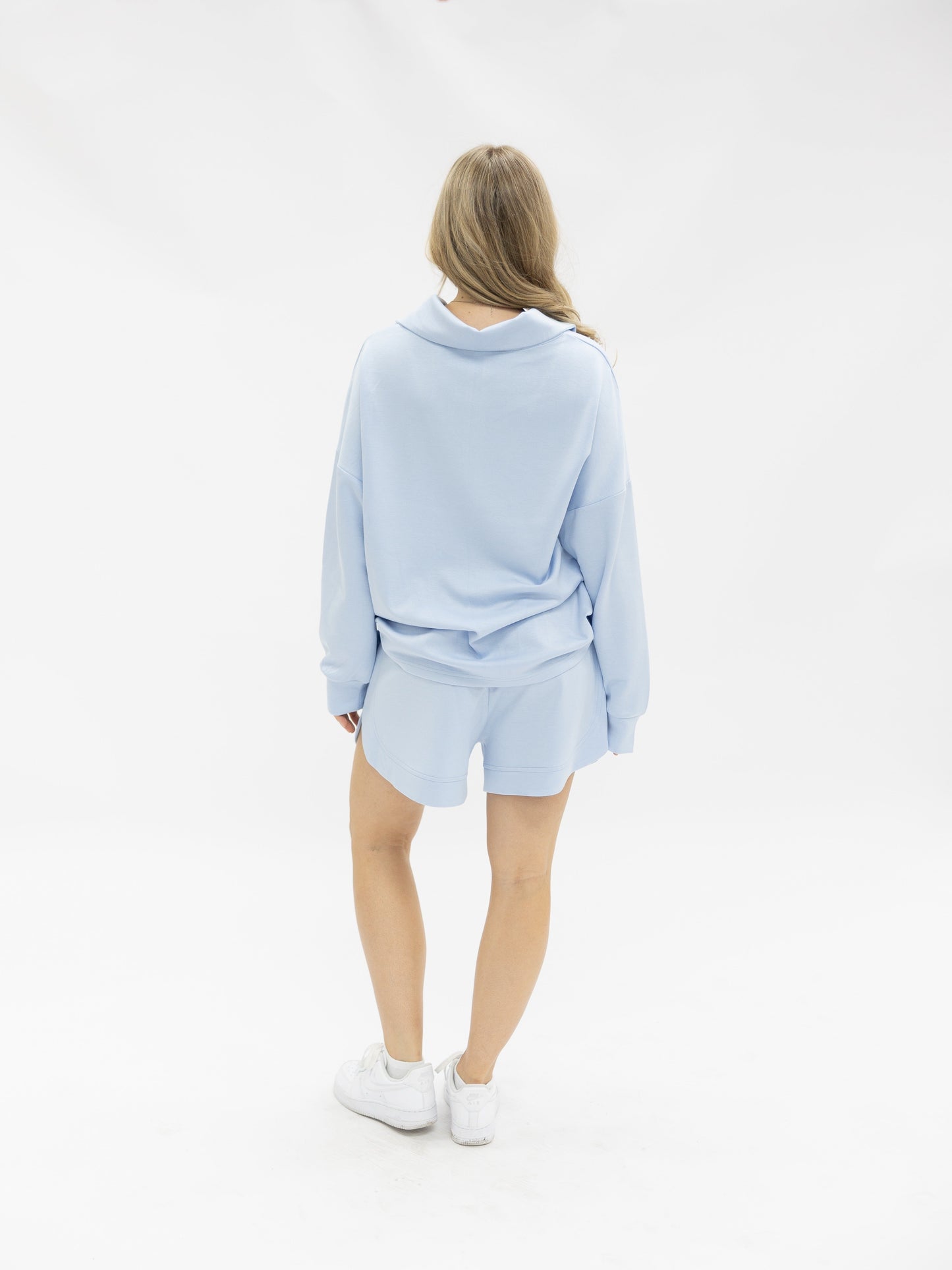 Butter Soft Quarter-Zip Top, Blue