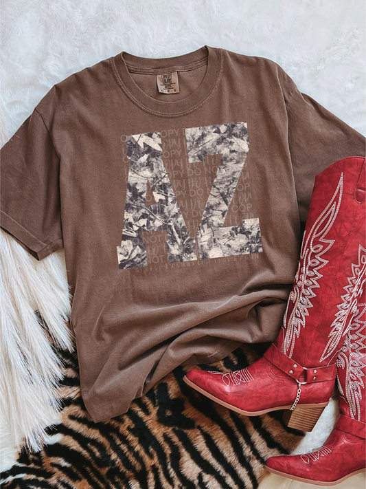 Trendy camo AZ tee or sweatshirt