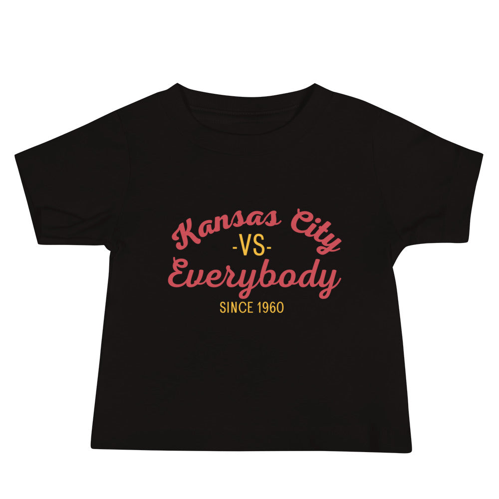 KC vs Everybody *SweetPea & Sage Collective Exclusive Design* Baby Jersey Short Sleeve Tee