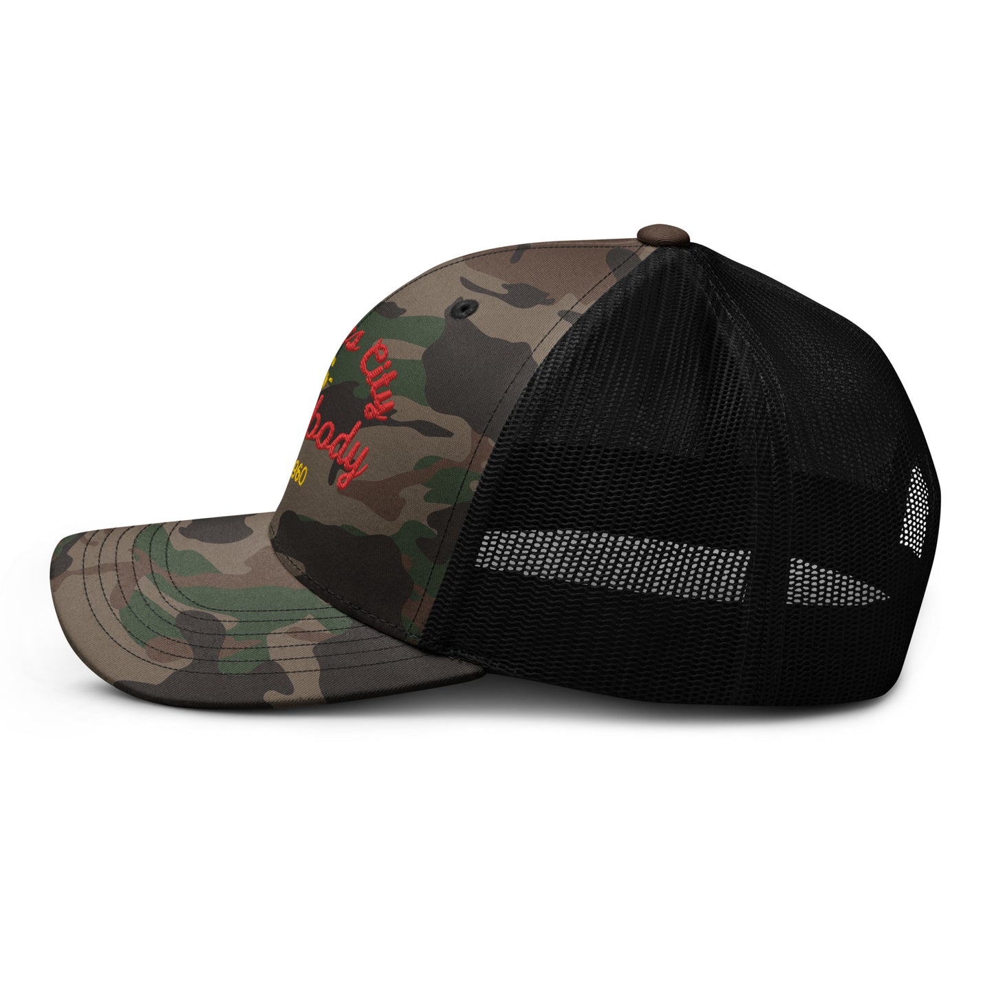 KC vs Everybody *SweetPea & Sage Collective Exclusive Design* Camouflage trucker hat