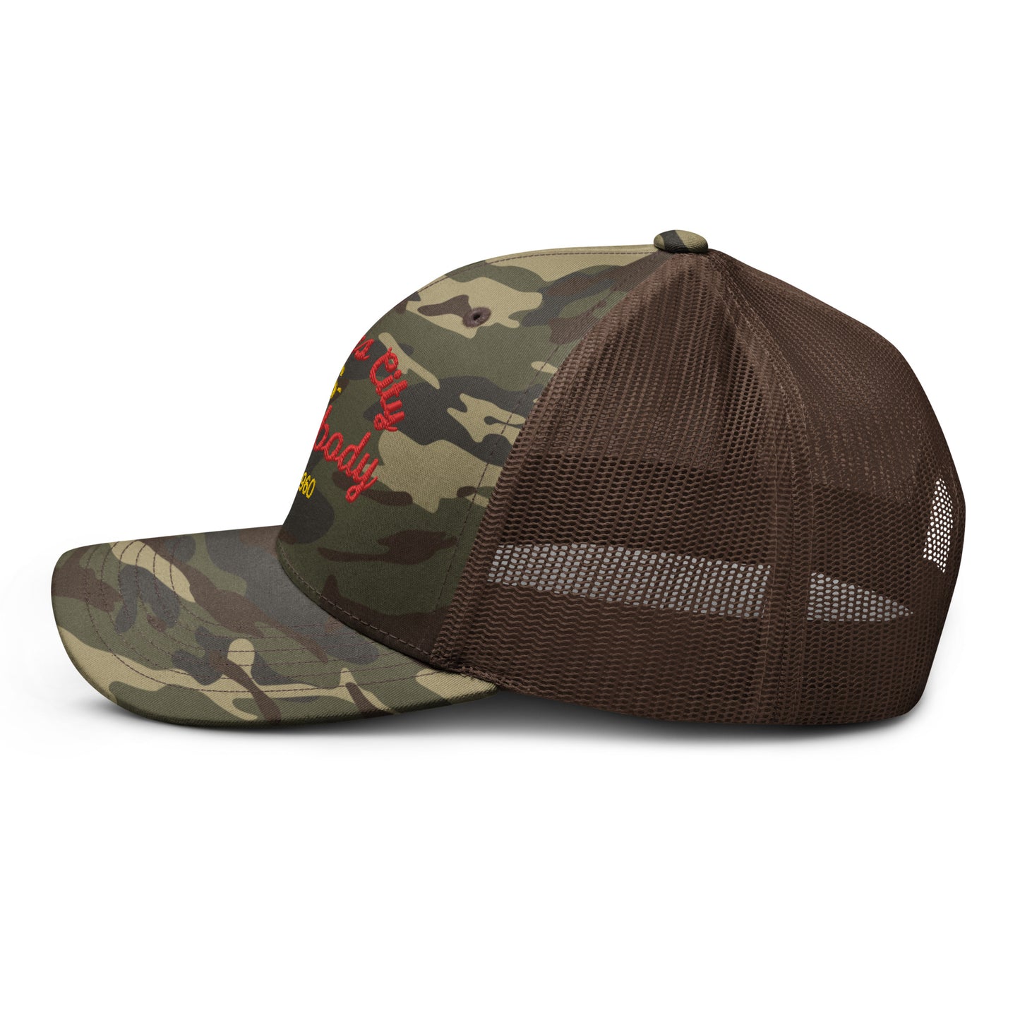 KC vs Everybody *SweetPea & Sage Collective Exclusive Design* Camouflage trucker hat