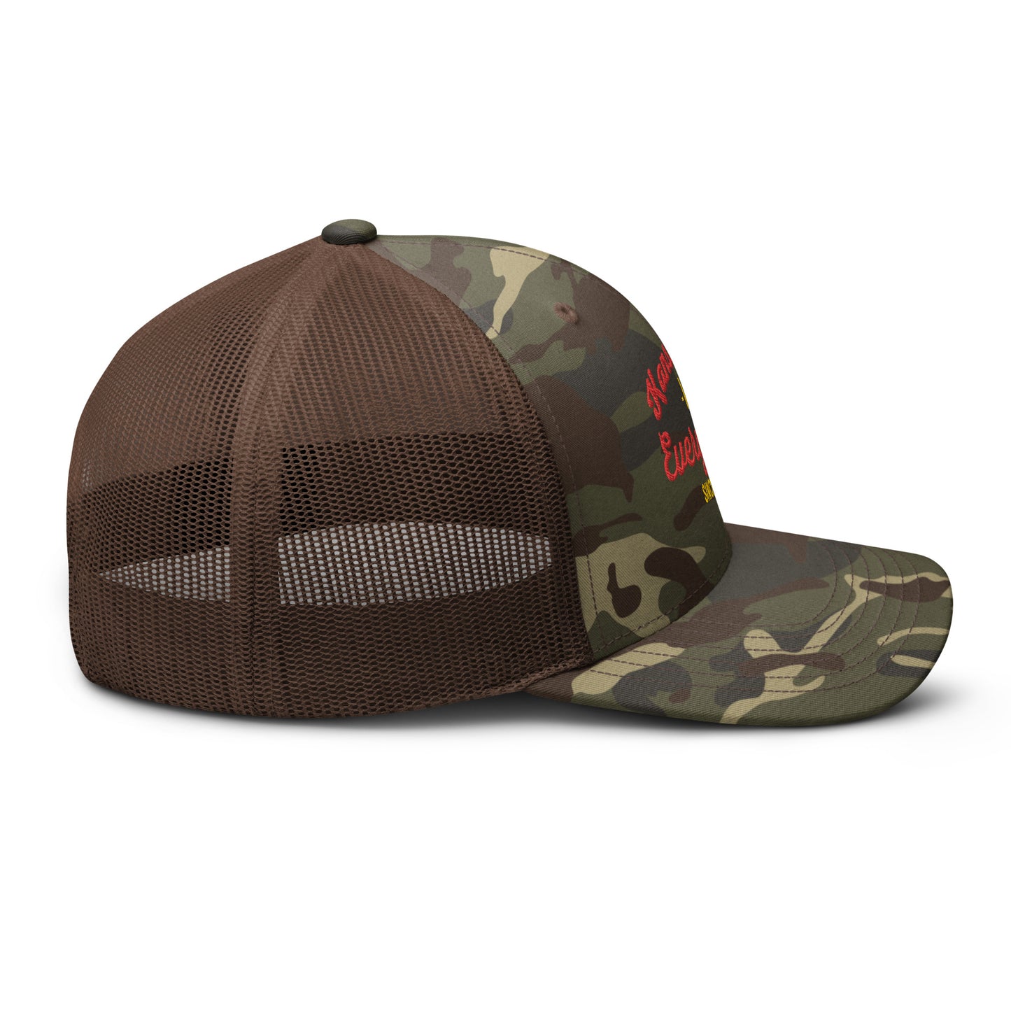 KC vs Everybody *SweetPea & Sage Collective Exclusive Design* Camouflage trucker hat