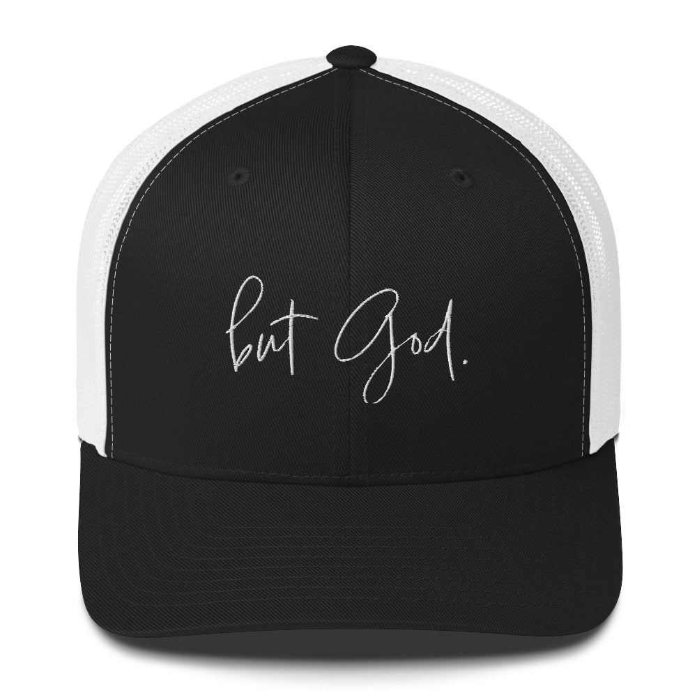 But God * SweetPea & Sage Collective Exclusive Design* Trucker Cap
