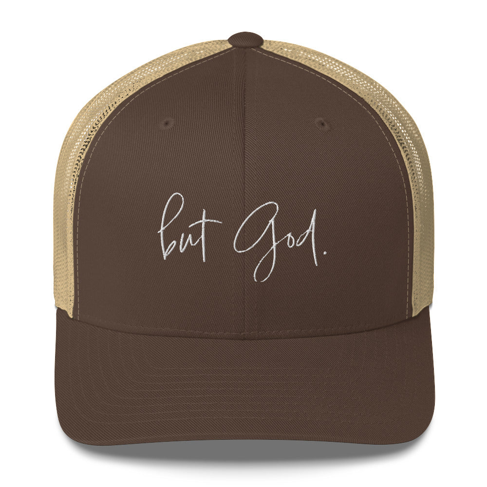 But God * SweetPea & Sage Collective Exclusive Design* Trucker Cap