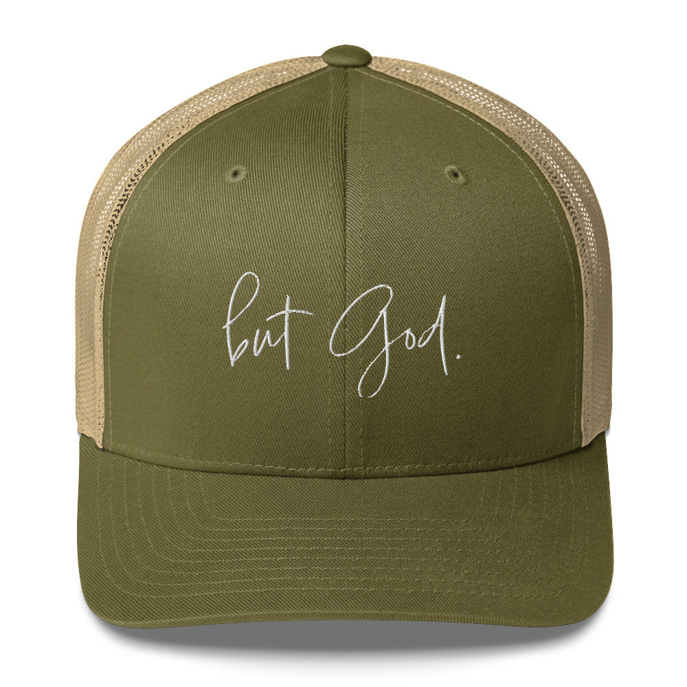 But God * SweetPea & Sage Collective Exclusive Design* Trucker Cap