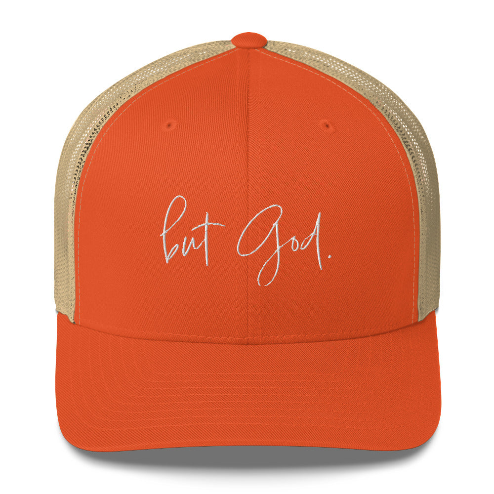 But God * SweetPea & Sage Collective Exclusive Design* Trucker Cap