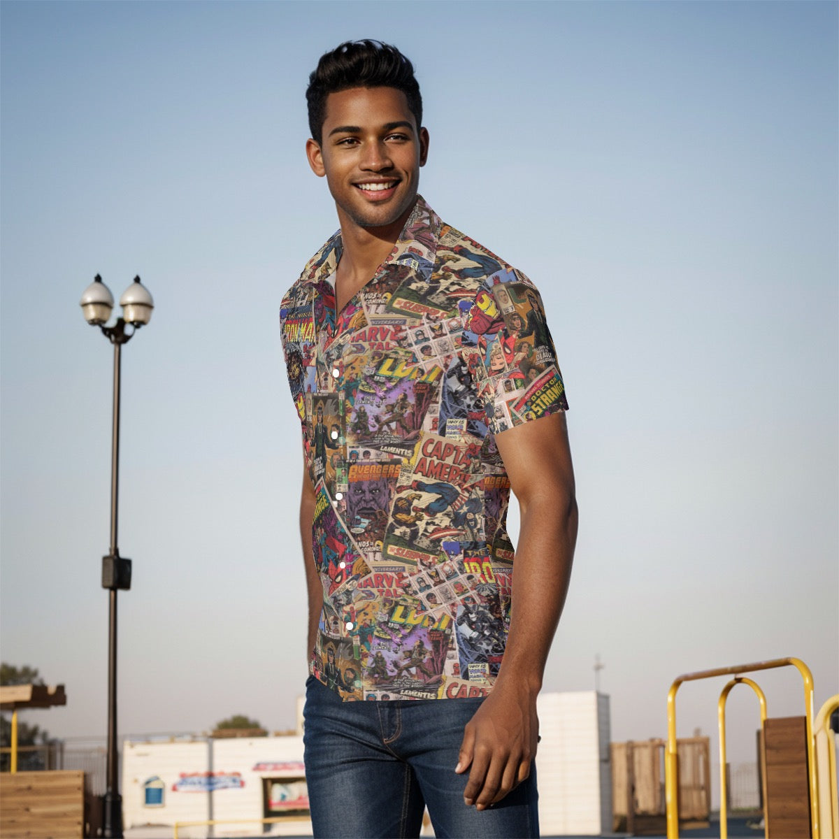 Hero exclusive design All-Over Print Men's Shirt