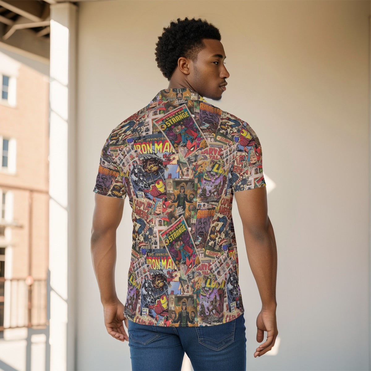 Hero exclusive design All-Over Print Men's Shirt