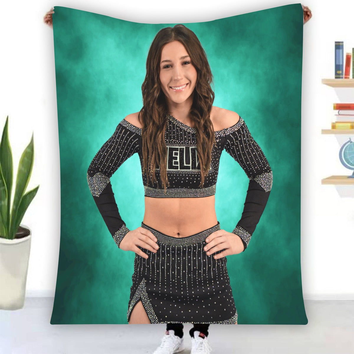 Athlete Custom Fleece Multi Sizes Throw Blanket