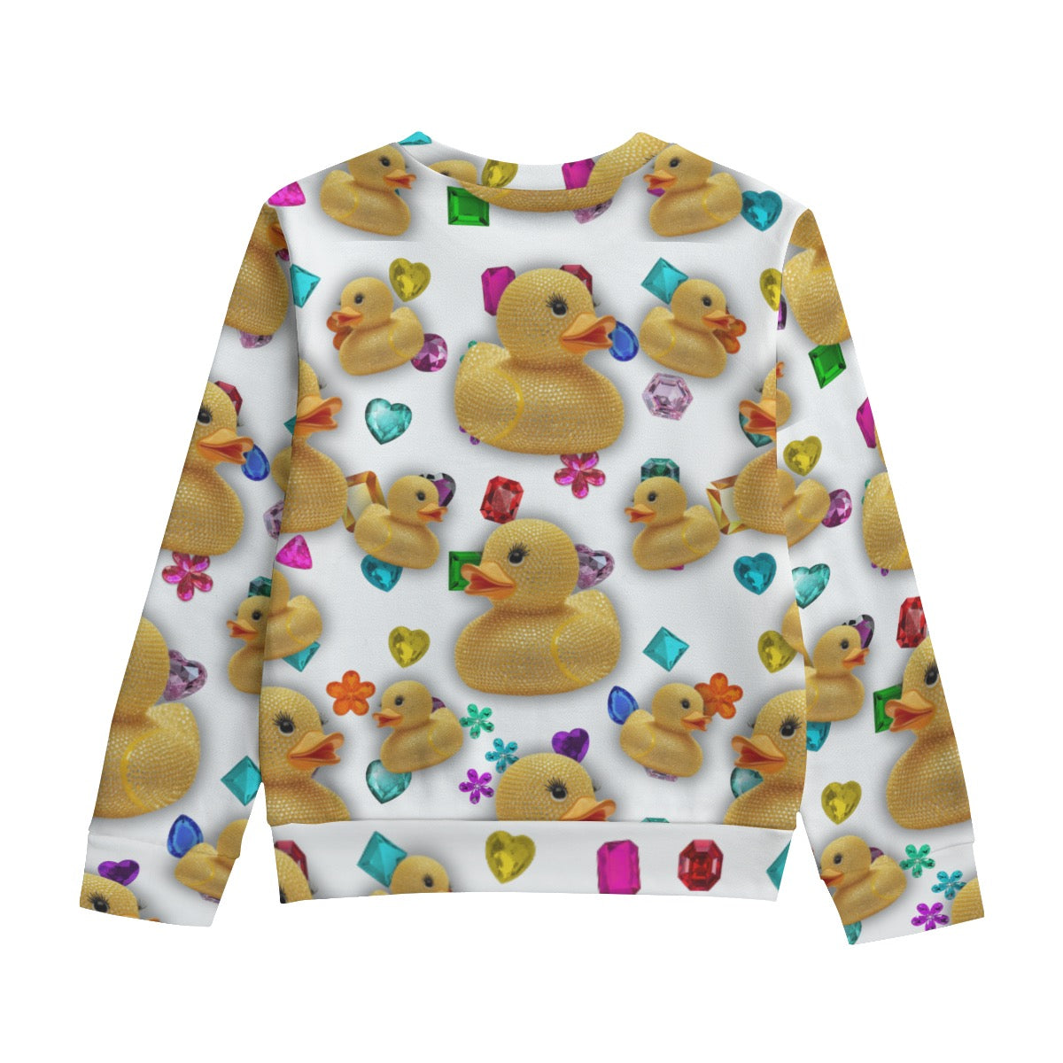 Good Luck Cheer Duck exclusive design 100% Cotton Youth Crewneck