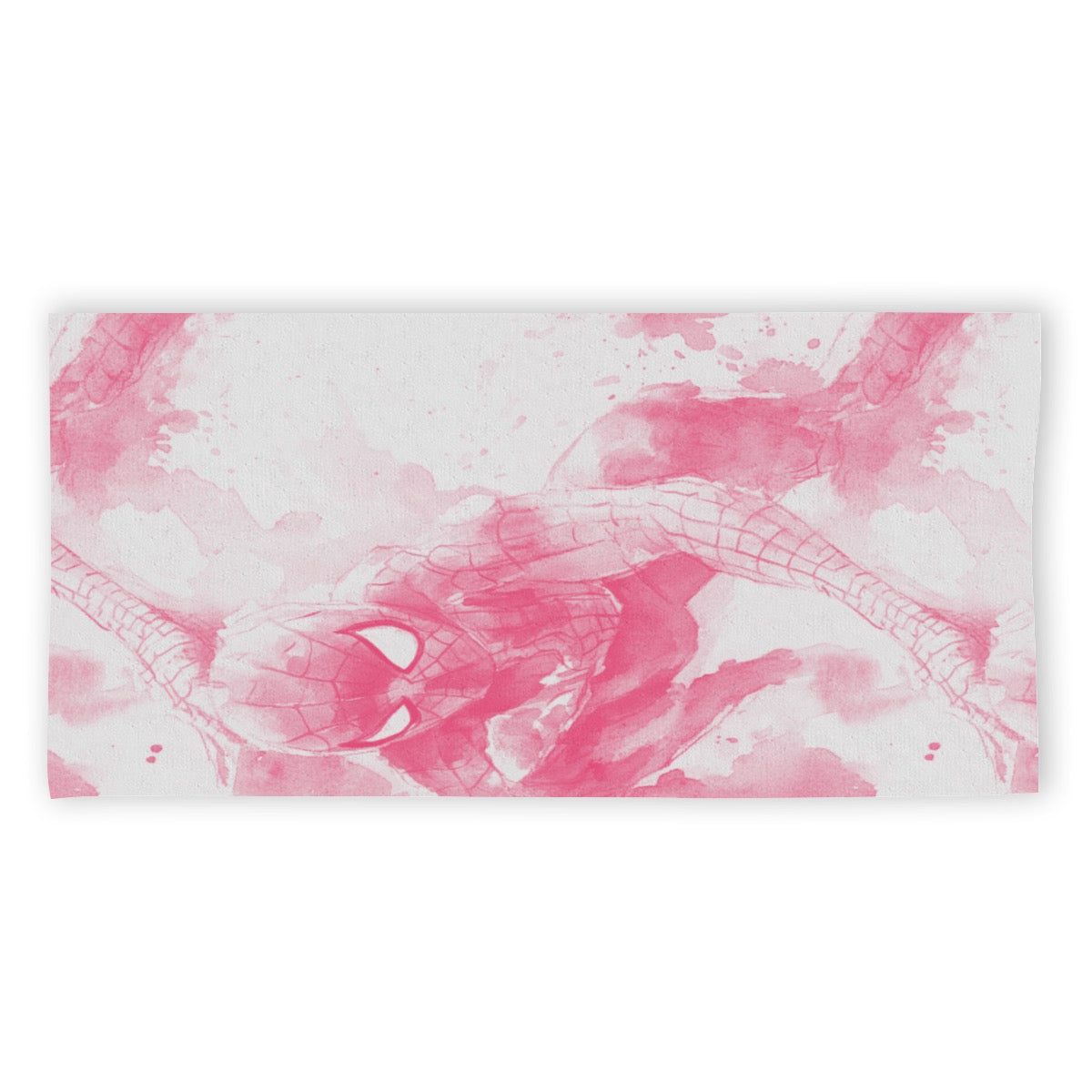 Pink Spider Hero exclusive design 52”x32” Microfiber Polyester Beach Towel