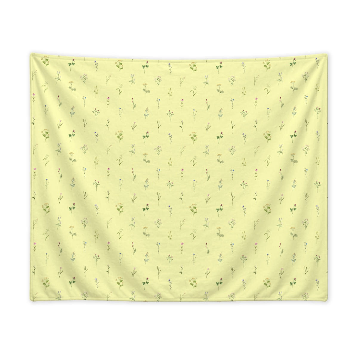 Yellow Dainty Flowers Blanket multiple sizes available