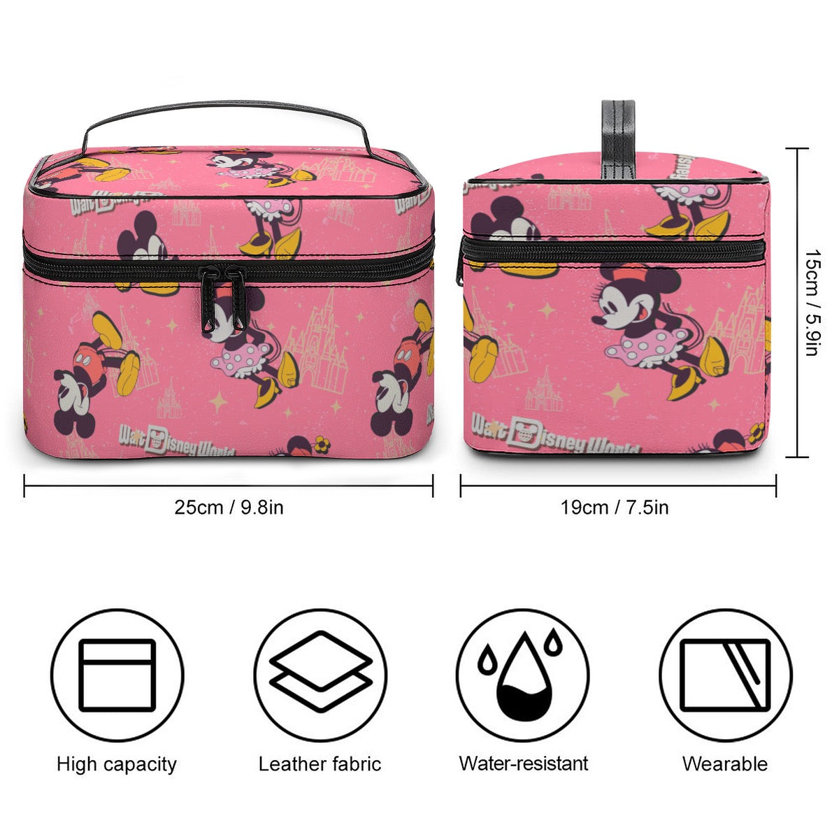 Pink Mouse Toiletry Bag