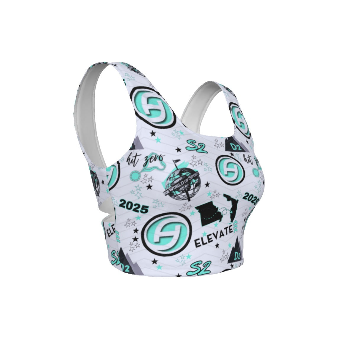 Custom Athletic Cheer Sports Bra