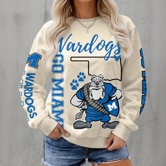 Go Miami ~ SweetPea & Sage Collective Exclusive Design ~ Women's Fleece Crew Neck Sweatshirt|DTF