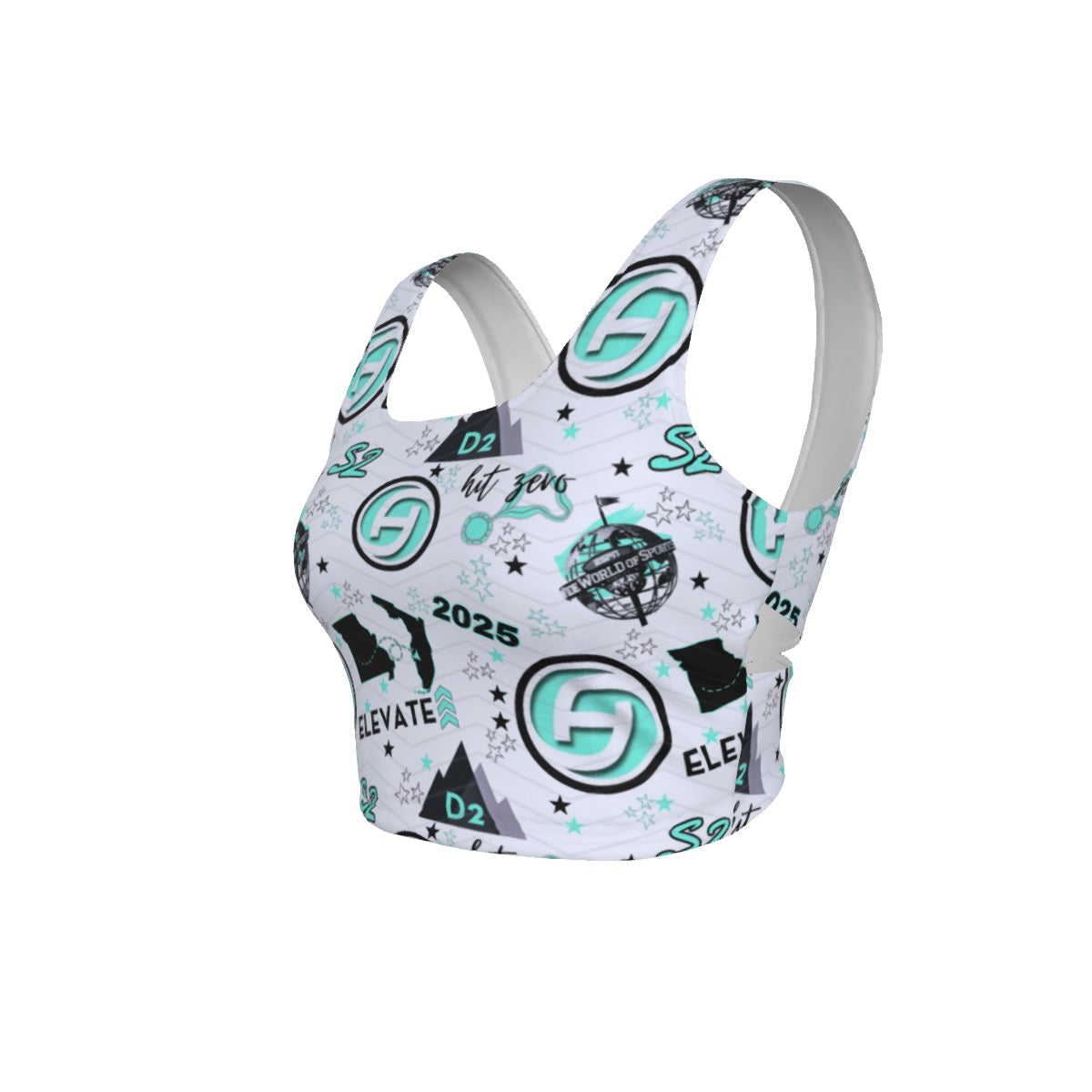 Custom Athletic Cheer Sports Bra