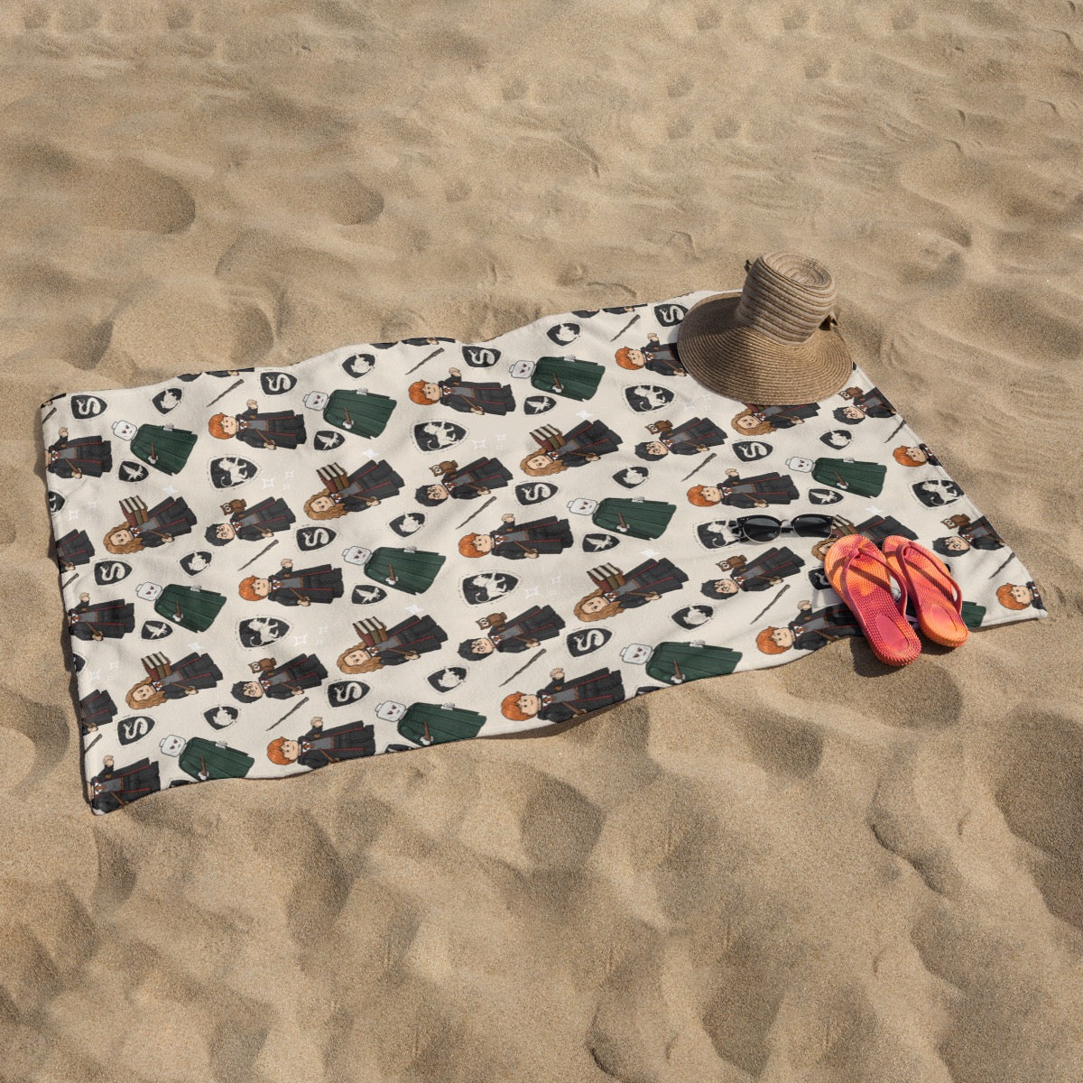 Wizards exclusive design 52”x32” Microfiber Polyester Beach Towel