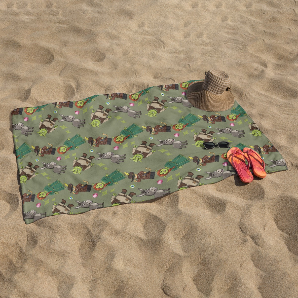 Ogres exclusive design 52”x32” Microfiber Polyester Beach Towel