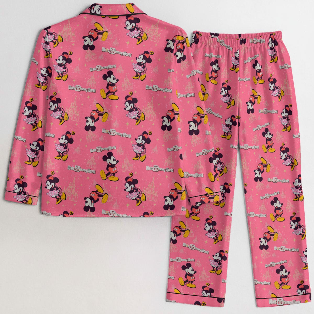 Pink Mouse exclusive design Silk Like Adult’s Pajama Set