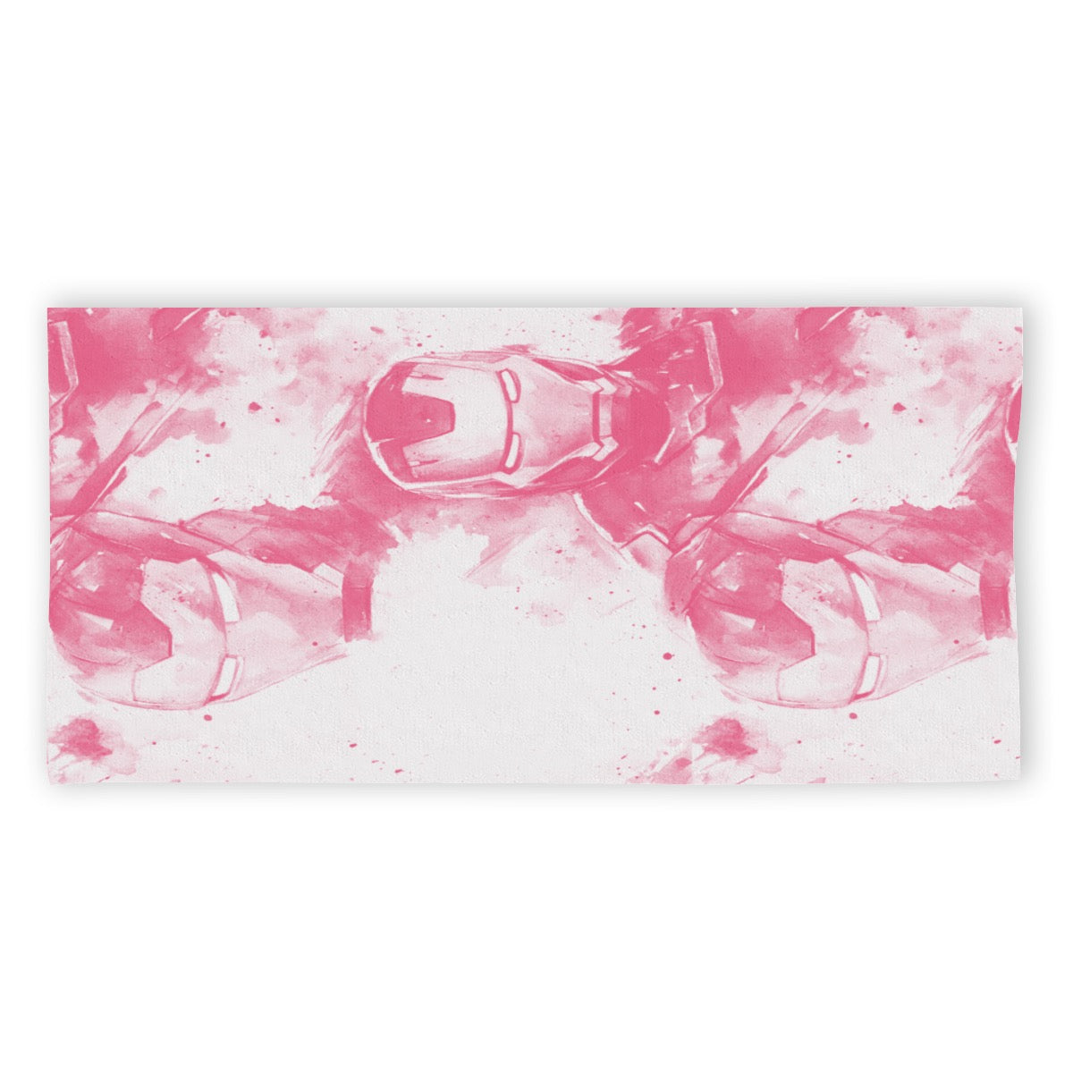 Action Hero Pink exclusive design 52”x32” Microfiber Polyester Beach Towel