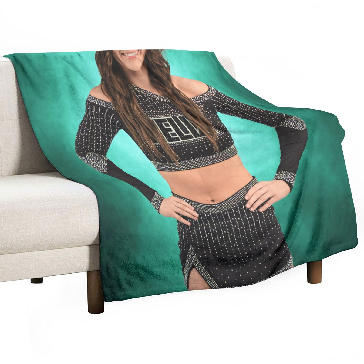 Athlete Custom Fleece Multi Sizes Throw Blanket