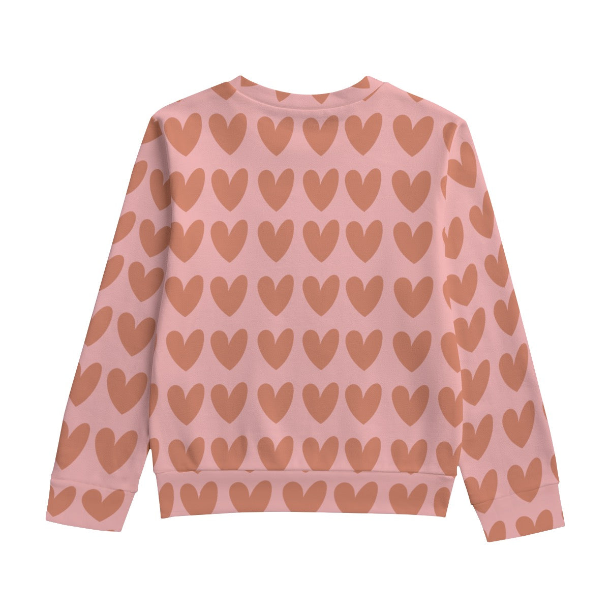Hearts~ SweetPea & Sage Exclusive~Kid's Round Neck Sweatshirt | 310GSM Cotton